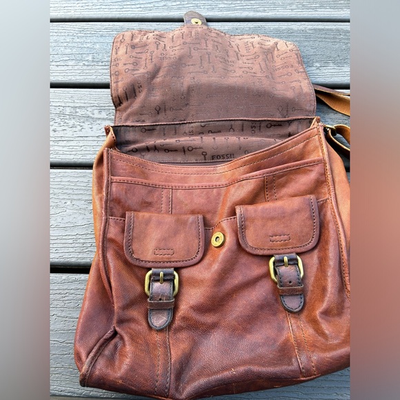 Fossil vintage style satchel - Picture 5 of 13